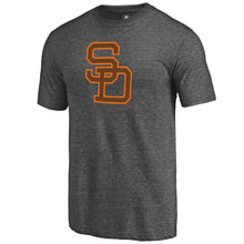 Load image into Gallery viewer, San Diego Padres Cooperstown Collection Huntington Tri-Blend T-Shirt - Gray MLB Guys Tee
