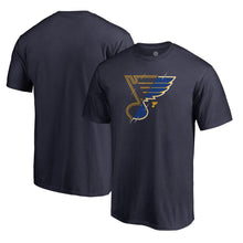 Load image into Gallery viewer, St. Louis Blues X-Ray T-Shirt - Navy NHL Guys Tee
