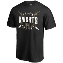 Load image into Gallery viewer, Vegas Golden Knights Battle Ready T-Shirt - Black NHL Guys Tee
