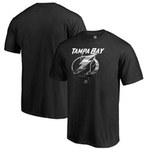 Load image into Gallery viewer, Tampa Bay Lightning Midnight Mascot T-Shirt - Black NHL Guys Tee
