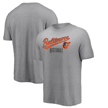 Load image into Gallery viewer, Baltimore Orioles Majestic Open Opportunity T-Shirt - Heathered Gray MLB Guys Tee
