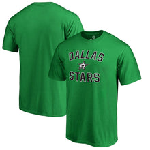 Load image into Gallery viewer, Dallas Stars Victory Arch T-Shirt - Kelly Green NHL Guys Tee
