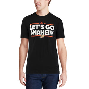 Anaheim Ducks Adidas Local Dassler Climalite Performance T-Shirt - Black NHL Guys Tee