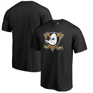 Anaheim Ducks Alternate Logo T-Shirt - Black NHL Guys Tee