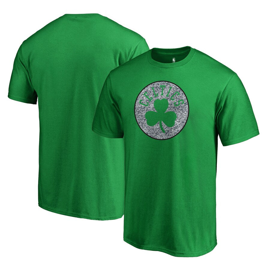 Boston Celtics Static Logo T-Shirt - Kelly Green NBA Guys Tee