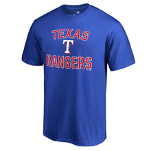 Load image into Gallery viewer, Texas Rangers Victory Arch T-Shirt - Royal MLB Guys Tee
