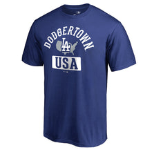 Load image into Gallery viewer, Los Angeles Dodgers Dodgertown Hometown T-Shirt - Royal MLB Guys Tee
