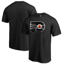 Load image into Gallery viewer, Philadelphia Flyers Midnight Mascot T-Shirt - Black NHL Guys Tee

