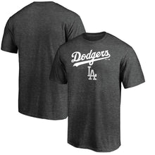 Load image into Gallery viewer, Los Angeles Dodgers Basic T-Shirt - Charcoal MLB Guys Tee
