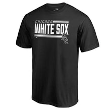 Load image into Gallery viewer, Chicago White Sox Onside Stripe T-Shirt - Black MLB Guys Tee
