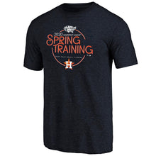 Load image into Gallery viewer, Houston Astros 2020 Mlb Spring Training Round Trip Tri-Blend T-Shirt - Heathered Navy MLB Guys Tee
