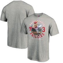 Load image into Gallery viewer, Bryce Harper Philadelphia Phillies Hometown T-Shirt - Heather Gray MLB Guys Tee
