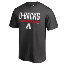 Load image into Gallery viewer, Arizona Diamondbacks Win Stripe T-Shirt - Ash MLB Guys Tee
