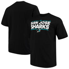 Load image into Gallery viewer, San Jose Sharks Adidas Dassler T-Shirt - Black NHL Guys Tee
