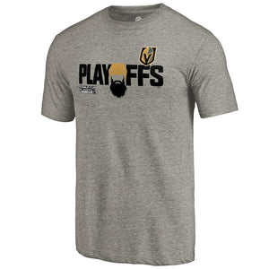 Vegas Golden Knights 2018 Stanley Cup Playoffs Bound Team Favorite Tri-Blend T-Shirt - Heathered Gray NHL Guys Tee