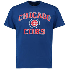 Load image into Gallery viewer, Chicago Cubs Heart And Soul T-Shirt - Royal MLB Guys Tee
