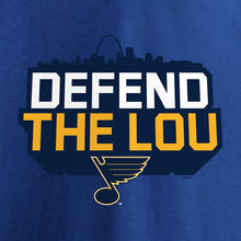 Load image into Gallery viewer, St. Louis Blues 2019 Stanley Cup Playoffs Western Conference Finals Bound Defend T-Shirt - Royal NHL Guys Tee
