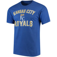 Load image into Gallery viewer, Kansas City Royals Victory Arch T-Shirt - Royal MLB Guys Tee

