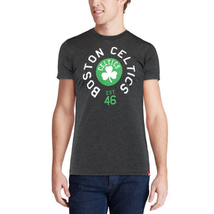 Boston Celtics Sportiqe Comfy Super Soft Tri-Blend T-Shirt - Black NBA Guys Tee