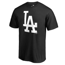 Load image into Gallery viewer, Los Angeles Dodgers Primary Logo T-Shirt - Black MLB Guys Tee
