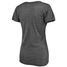 Load image into Gallery viewer, Los Angeles Dodgers Women&#39;s Cooperstown Collection Huntington Tri-Blend V-Neck T-Shirt - Heathered Gray MLB Ladies V-Neck
