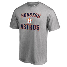 Load image into Gallery viewer, Houston Astros Victory Arch T-Shirt - Heathered Gray MLB Guys Tee
