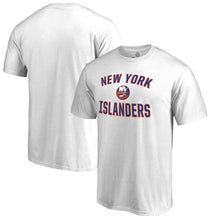 Load image into Gallery viewer, New York Islanders Victory Arch T-Shirt - White NHL Guys Tee
