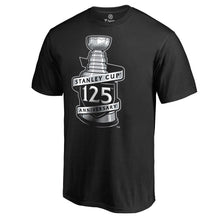 Load image into Gallery viewer, 2020 Nhl Stanley Cup 125Th Anniversary T-Shirt - Black NHL Guys Tee
