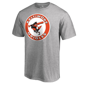 Baltimore Orioles Cooperstown Collection Forbes T-Shirt - Ash MLB Guys Tee