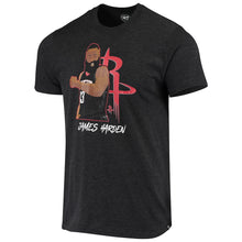 Load image into Gallery viewer, 47 James Harden Houston Rockets Black Player Graphic T-Shirt NBA Guys Tee
