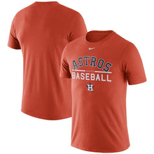 Load image into Gallery viewer, Houston Astros Practice T-Shirt - Orange MLB Guys Tee
