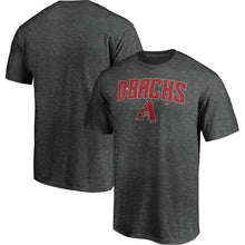 Load image into Gallery viewer, Arizona Diamondbacks Majestic Basic T-Shirt - Heathered Charcoal MLB Guys Tee
