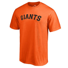 Load image into Gallery viewer, San Francisco Giants Team Wordmark T-Shirt - Orange MLB Guys Tee
