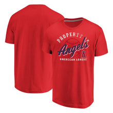 Load image into Gallery viewer, Los Angeles Angels Available T-Shirt - Red MLB Guys Tee
