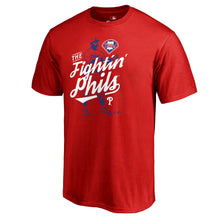 Load image into Gallery viewer, Philadelphia Phillies Fightin Phils Hometown T-Shirt - Red MLB Guys Tee
