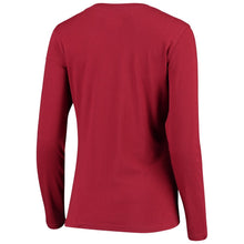 Load image into Gallery viewer, Washington Redskins G-Iii 4Her Carl Banks Women&#39;s Post Season Long Sleeve V-Neck T-Shirt - Burgundy NFL Ladies V-Neck Long Sleeve
