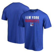 Load image into Gallery viewer, New York Rangers Iconic Collection Fade Out T-Shirt - Royal NHL Guys Tee
