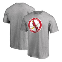 Load image into Gallery viewer, St. Louis Cardinals Cooperstown Collection Huntington T-Shirt - Heathered Gray MLB Guys Tee
