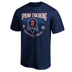 Boston Red Sox 2020 Spring Training Pickoff Move T-Shirt - Navy MLB Guys Tee