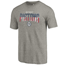 Load image into Gallery viewer, Detroit Pistons Freedom Tri-Blend T-Shirt - Gray NBA Guys Tee
