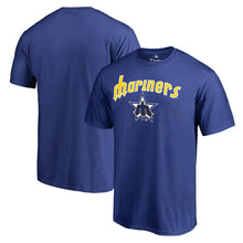 Load image into Gallery viewer, Seattle Mariners Cooperstown Collection Wahconah T-Shirt - Royal MLB Guys Tee
