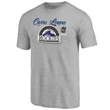 Load image into Gallery viewer, Colorado Rockies 2020 Spring Training Mentor Tri-Blend T-Shirt – Gray MLB Guys Tee
