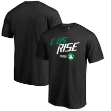 Load image into Gallery viewer, Boston Celtics 2019 Nba Playoffs Slogan T-Shirt - Black NBA Guys Tee
