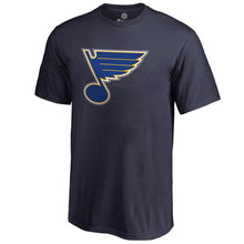 Load image into Gallery viewer, St. Louis Blues Primary Logo T-Shirt - Navy NHL Guys Tee
