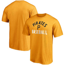 Load image into Gallery viewer, Pittsburgh Pirates Team Pride T-Shirt - Gold MLB Guys Tee
