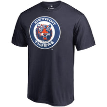 Load image into Gallery viewer, Detroit Tigers Cooperstown Collection Huntington T-Shirt - Navy MLB Guys Tee
