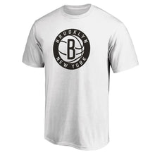 Load image into Gallery viewer, Brooklyn Nets Primary Team Logo T-Shirt - White NBA Guys Tee

