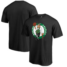 Load image into Gallery viewer, Boston Celtics Primary Logo T-Shirt - Black NBA Guys Tee
