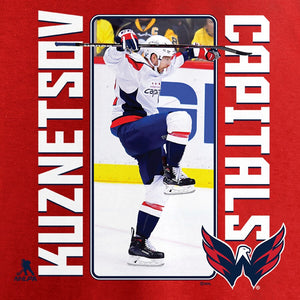 Washington Capitals 2018 Eastern Conference Champions Kuz Celebration T-Shirt - Red NHL Guys Tee
