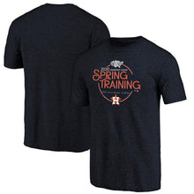 Load image into Gallery viewer, Houston Astros 2020 Mlb Spring Training Round Trip Tri-Blend T-Shirt - Heathered Navy MLB Guys Tee
